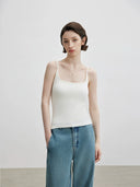 เสื้อสายเดี่ยวยืดมีฟองน้ำเสริม (Z1763)