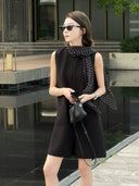 Jumpsuit dáng rộng với hai túi (Z1901)