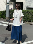 เสื้อคอกลม ชายเสื้อโค้ง(Z2331)