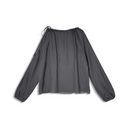 lace-up off-shoulder top (AM515)