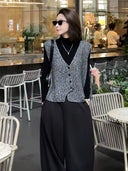 Asymmetric Hem Loose Fit Vest(Z2378)