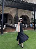 Spliced design dress (AM575)