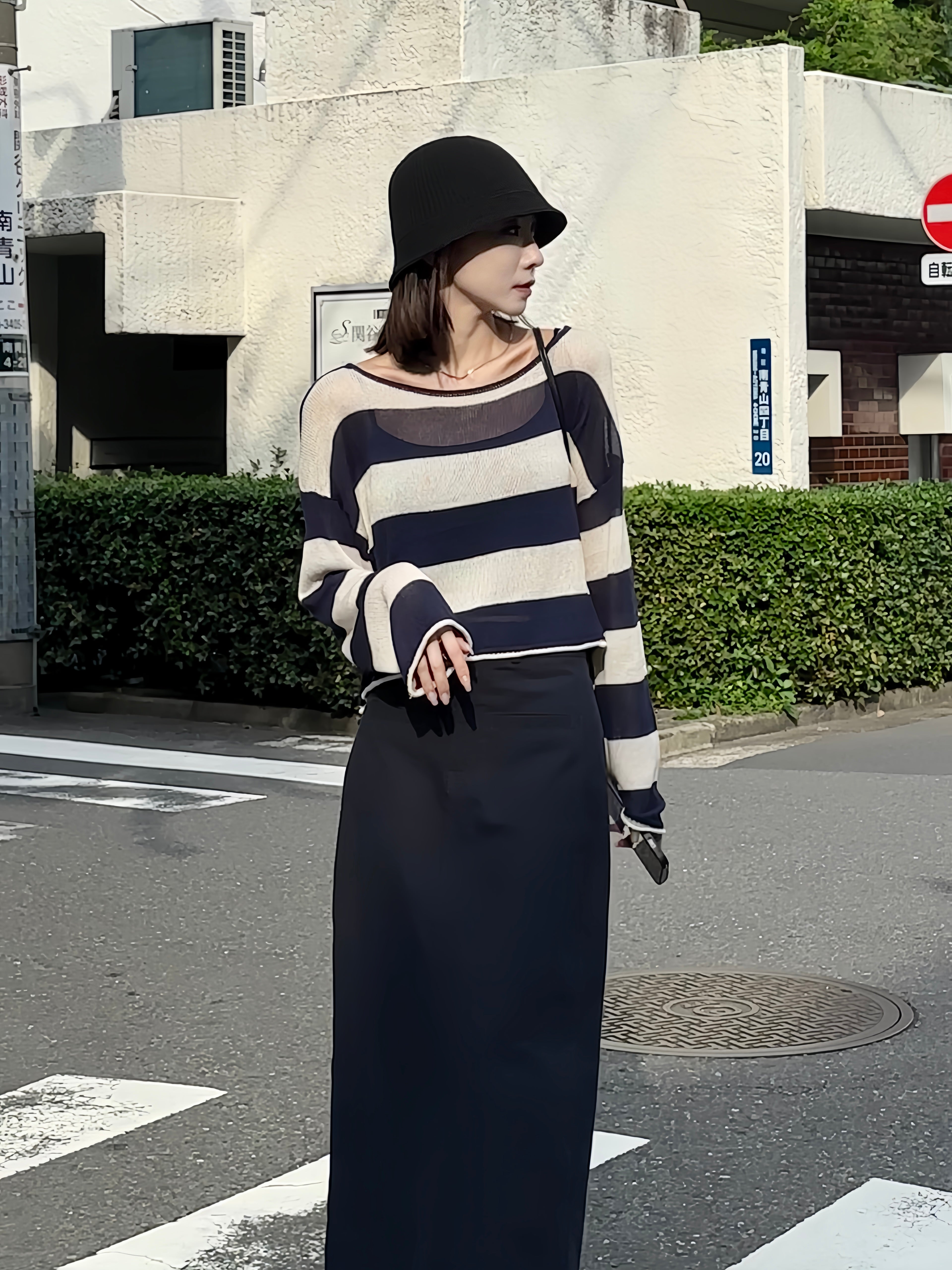 Color-Block Striped Top (Z944) – LBZ Studio