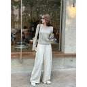 Crew Neck Soft Knit Sweater（Z3698）