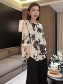 Ink-Wash Abstract Top（Z2099）