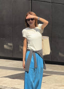 クルーネックストレートショルダートップ（Z3000）