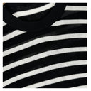 Crew Neck Retro Striped Top（Z558）