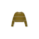 Hollow Spliced Knit Crop Top（Z2950）