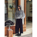 Corduroy Cropped Casual Pants（Z3592）