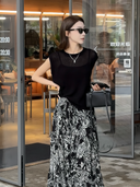 Textured Slim-Fit Knit Vest（Z1954）