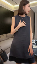 Fake Two-Piece Tank Dress (Z624)