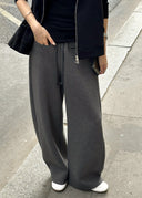 Drawstring Elastic Waist Welt Pocket Pants（Z3466）