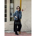 Tailored Curved Wool Blend Pants（Z3700）