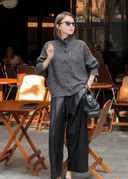 Relaxed Loose-Fit Knit Sweater（Z2591）