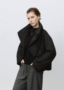 Minimalist Stand-Collar Down Jacket（Z1353）