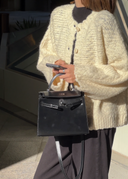 텍스처드 헤비급 가디건 스웨터（Z2505）