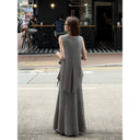 เสื้อถักตัดเย็บชายแยก (Z2125)