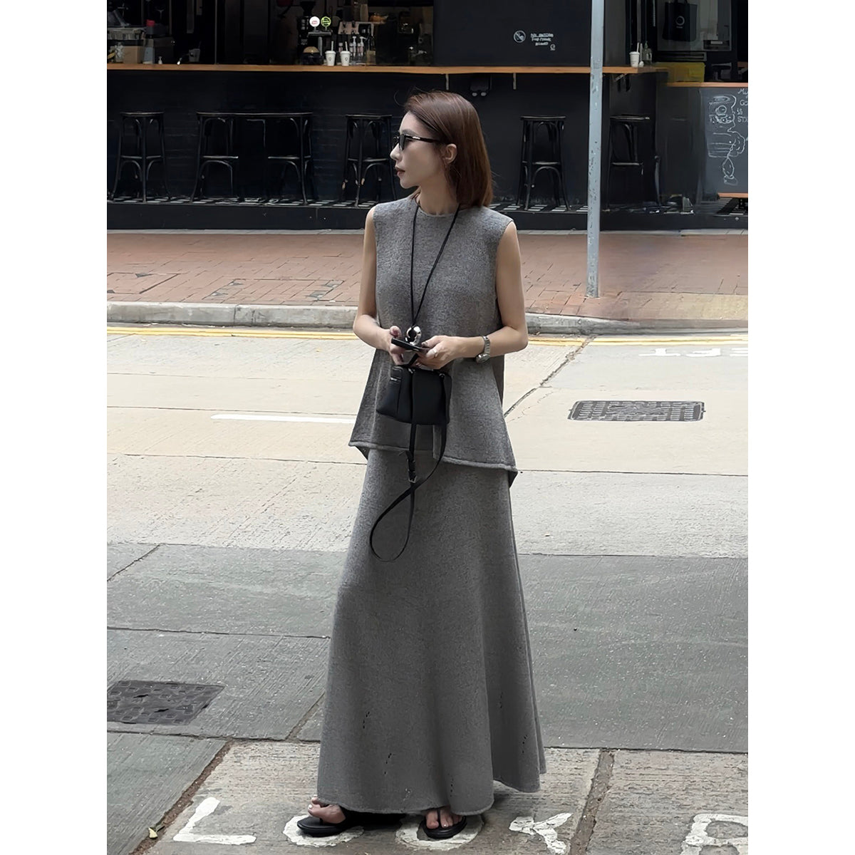 Elastic Waist Hollow Hem Tail Skirt（Z2190） – LBZ Studio