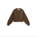 Raglan Sleeve Relaxed Cropped Jacket（Z3609）