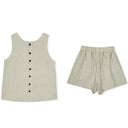 Bộ Vải Linen Tối Giản Thoải Mái（Z025）