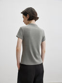 Comfortable Semi-Turtleneck Short-Sleeve T-Shirt (Z459)