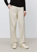 High-Waist Straight-Leg Jeans（Z089）