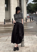 Crew Neck Retro Striped Top（Z558）