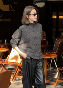 Relaxed Loose-Fit Knit Sweater（Z2591）