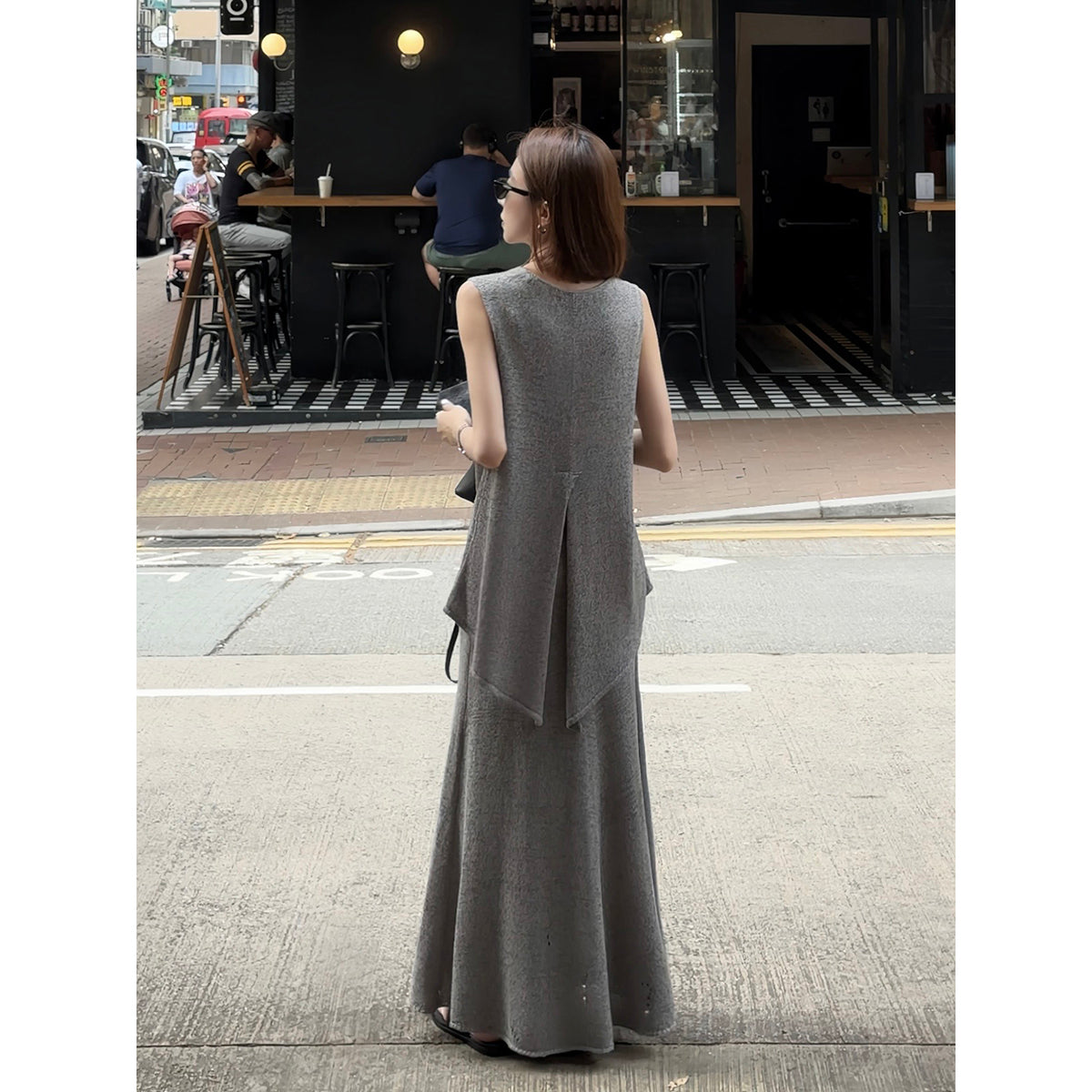 Elastic Waist Hollow Hem Tail Skirt（Z2190） – LBZ Studio
