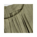 Pleated Design Sleeveless Dress