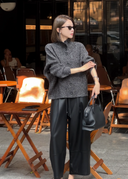 Relaxed Loose-Fit Knit Sweater（Z2591）