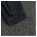 Stand-Collar Denim-Trim Knit Top（Z2614）