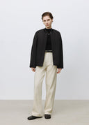 High-Waist Straight-Leg Jeans（Z089）