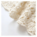 Intricate Crochet Openwork Knit Vest（Z2988）