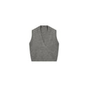 V-Neck Vintage Knit Vest（Z2532）
