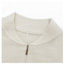 Minimalist Zip-Up Knit Cardigan（Z2542）
