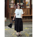 Relaxed A-Line Culotte Skirt（Z2022）