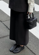 Elegant Woolen Slit Straight Skirt（Z2947）