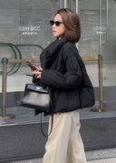 Minimalist Stand-Collar Down Jacket（Z1353）