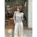Crew Neck Soft Knit Sweater（Z3698）