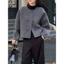 Minimal Modern Áo Khoác Sáu Nút（Z2457）