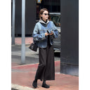 Tailored Curved Wool Blend Pants（Z3700）