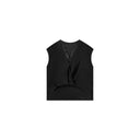 เสื้อท่อนบนคอวีผสมลูกไม้ (Z2167)