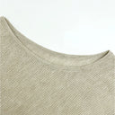 Asymmetric Hem Knit Top（Z2439）