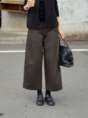 Vintage Cotton Cropped Pants（Z3768）