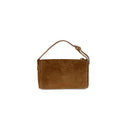 Suede Handheld Cylinder Bag