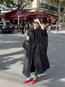 Lapel Longline Runway Trench Coat（Z3492）