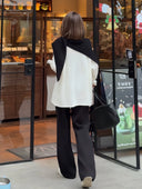 Elastic-Waist Fleece-Lined Pants（Z2849）