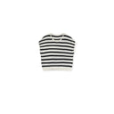 Rolled Hem Crew Neck Knit Top（Z2014）