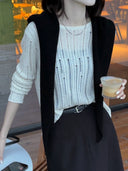 Knit Triangle Scarf Shawl（Z1010）